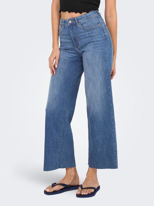 Produktbild Only ONLANN-MADISON Hohe Taille Verkürzt Jeans Jeans mit weitem Bein (34)