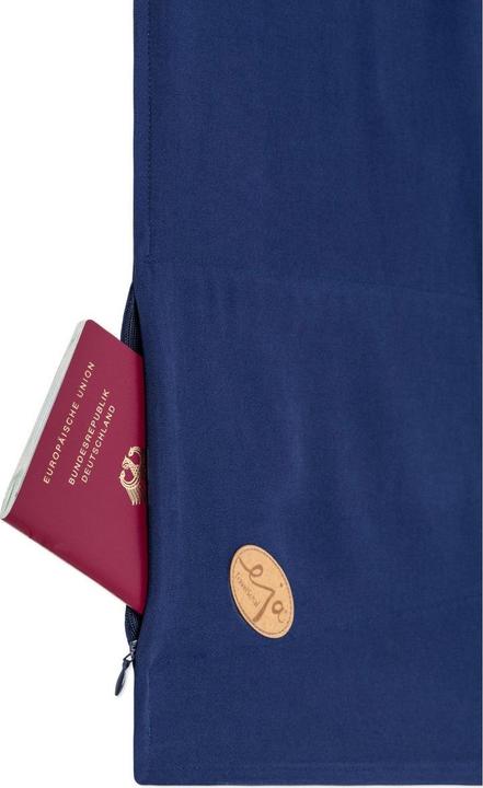 Produktbild eja Travel Schal Travel Schal mit Mundschutz Darkblue (Schlösser & Anhänger)