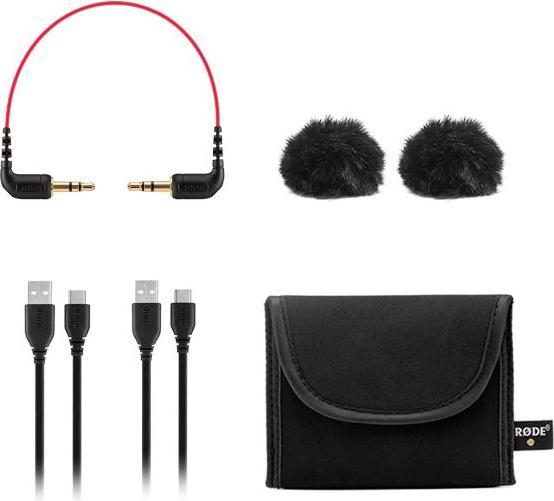 Actual product image RØDE Wireless GO II Single with Interview GO and cloth