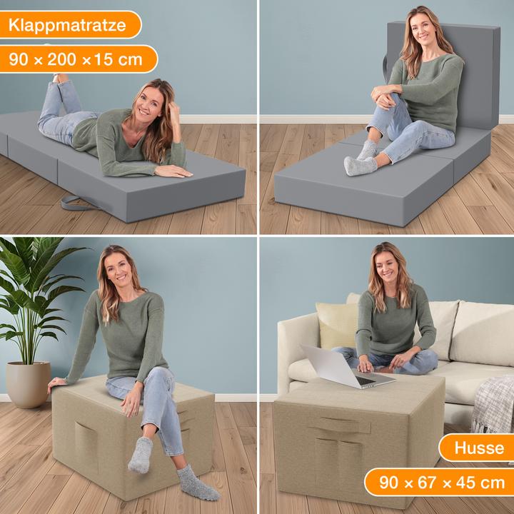 Actual product image Bestschlaf Folding mattress (90 x 200 cm, Foam core)