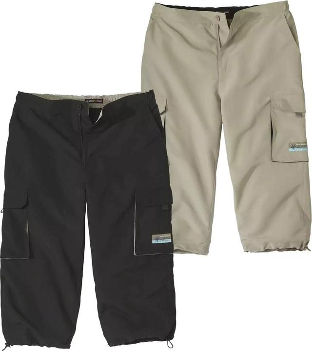 Actual product image Atlas For Men Mens Cropped Cargo Trousers (Pack of 2) (3XL)
