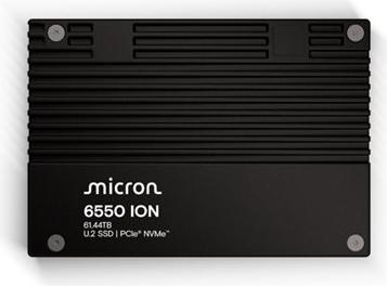 Image du produit Micron 6550 ION NVMe U.2 SSD (61440 Go, 2.5")
