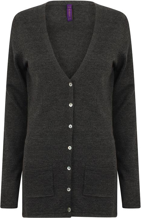 Henbury Strickjacke Mit Vausschnitt (3XL)