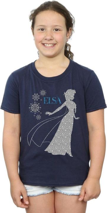 Image du produit Disney - T-shirt FROZEN ELSA CHRISTMAS SILHOUETTE - Fille (152, 158)