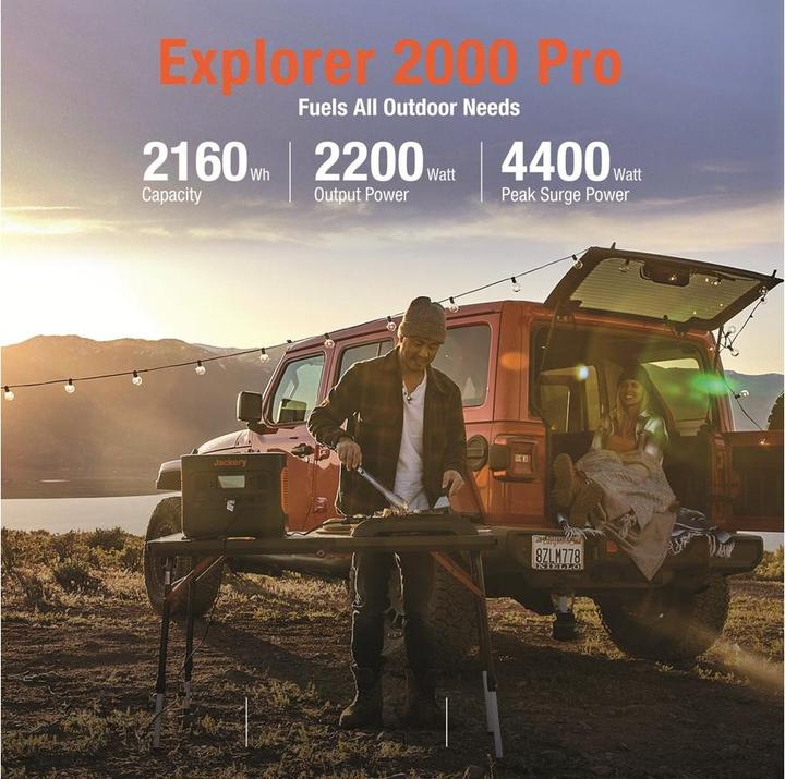 Produktbild Jackery Explorer 2000 Pro (2160 Wh, 19.50 kg)