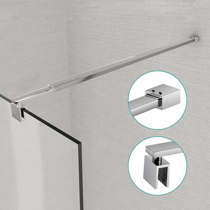 Produktbild Emke Wandhalterung Duschwandstabilisierung für Walk-in-Dusche für 8-10 mm Starkes Glas, L700-1200mm (70 cm)