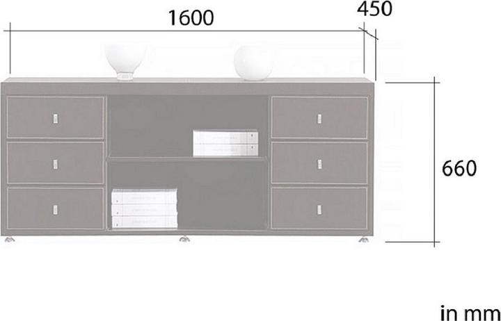 Produktbild Jet-Line Büro Aktenschrank Padova schwarz