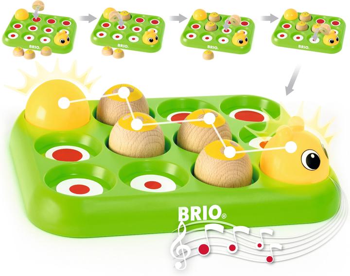 Produktbild Brio Musical Caterpillar (Deutsch, Spanisch, Französisch, Norwegisch, Tschechisch, Polnisch, Niederländisch, Finnisch, Japanisch, Dänisch, Schwedisch, Italienisch, Portugiesisch, Englisch, Slowakisch)
