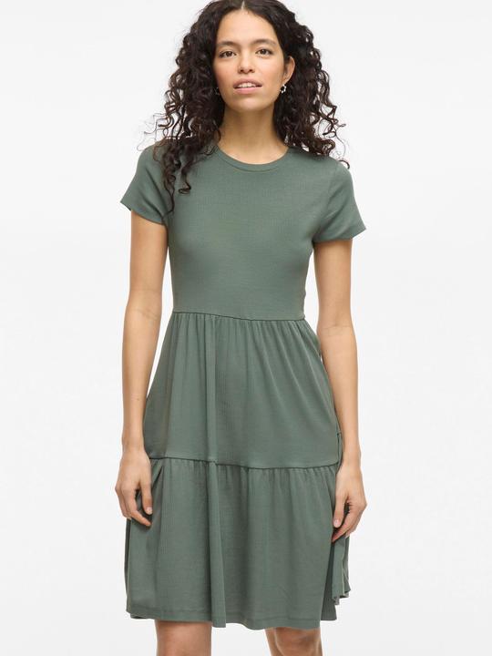 Image du produit Vila Petite – Kurzärmeliges Midikleid (L)
