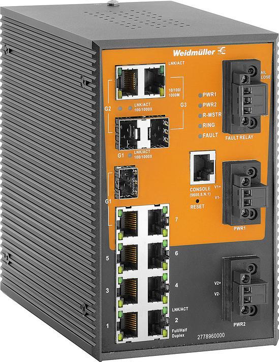 Actual product image Weidmüller Switch managed Fast/