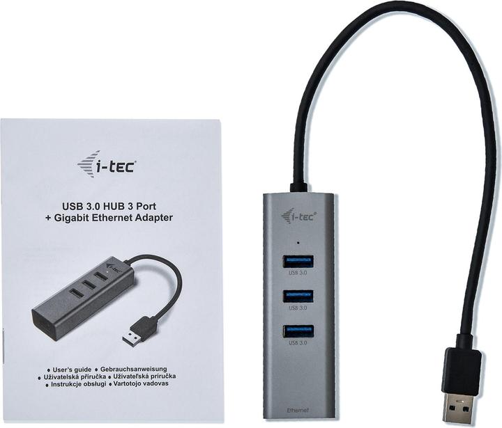 Immagine prodotto i-tec U3METALG3HUB (USB-A, 3 Porti)