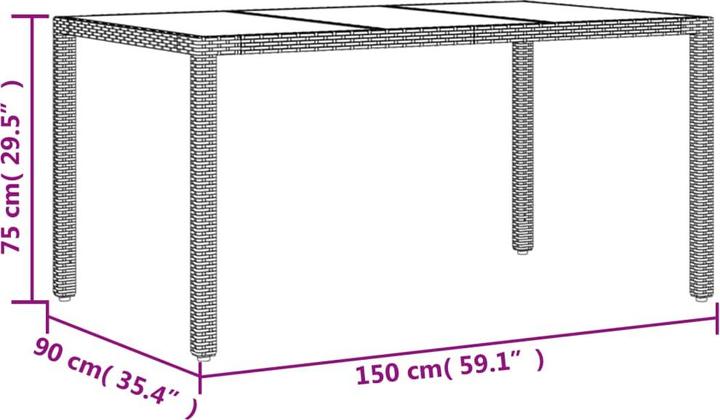 Produktbild VidaXL Kendrick (150 cm)