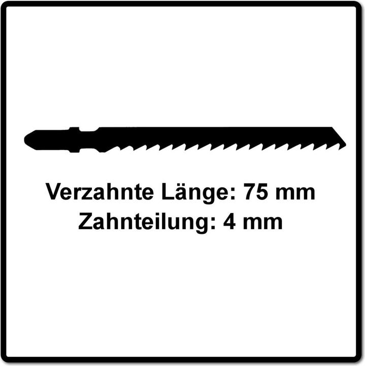 Actual product image Festool Jigsaw blade S 75/4/5