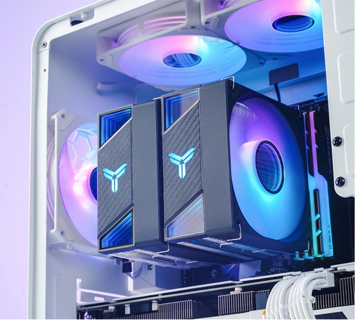 Immagine prodotto Jonsbo Raffreddatore CPU CR-3000 Dual Tower, ARGB - 2x 120 mm, nero