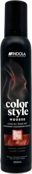 Indola Color Style Mousse Kupfer 200 ml (200 ml, Schaumfestiger)