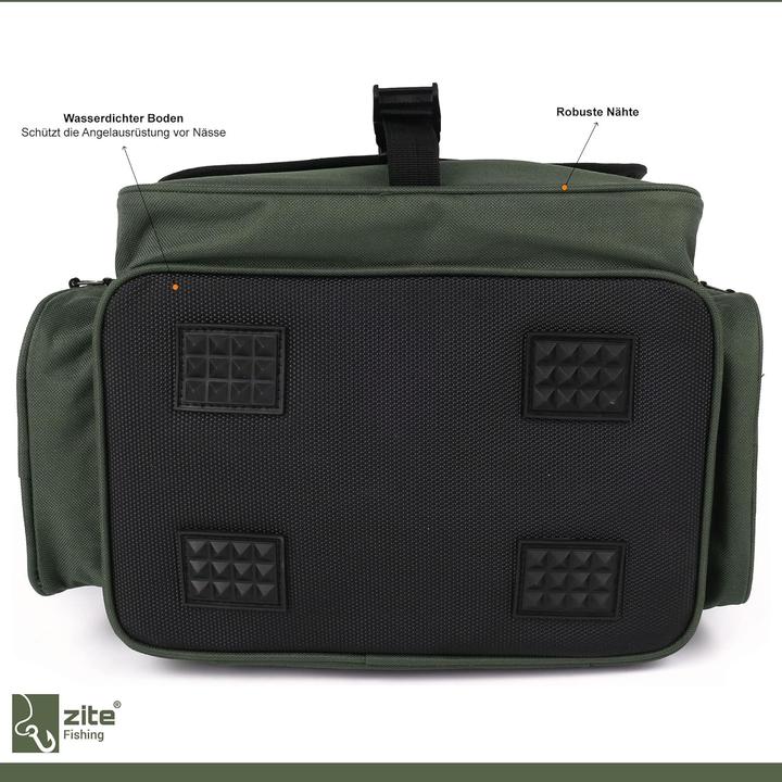 Actual product image Zite Fishing tackle bag with 4 tackle boxes