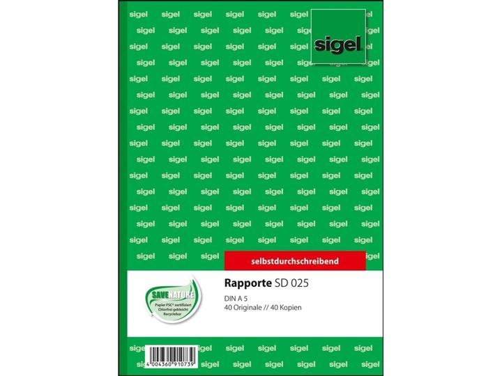 Produktbild Sigel SD025 Geschäftsformular (80 x)