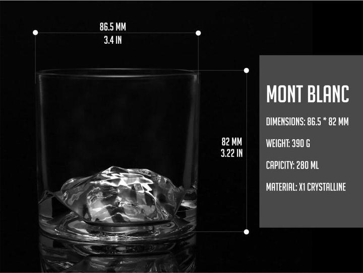 Actual product image Liiton Mt Blanc whiskey glasses set of 2 (2.80 dl, 2 x, Whisky glass)