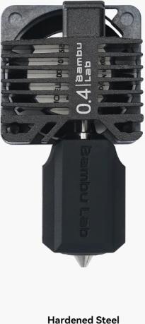 Bambu Lab P1 Hotend - hardened steel nozzle 0.4mm (Hotend)