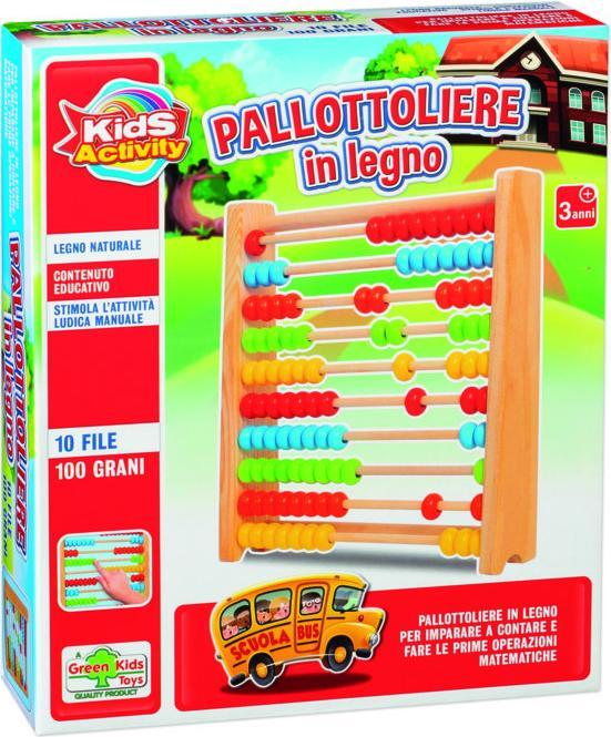 Immagine prodotto Rs Toys Kids Activity - Pallottoliere in Legno
