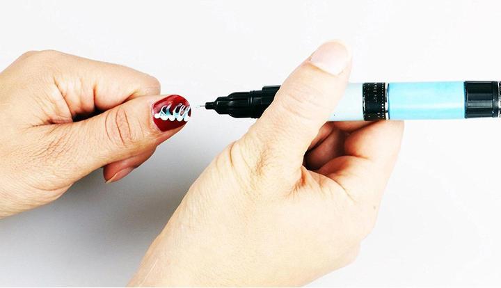 Produktbild Creative Nails Lackstift 2er (Nagellacktrockner, Weiss, Schwarz)