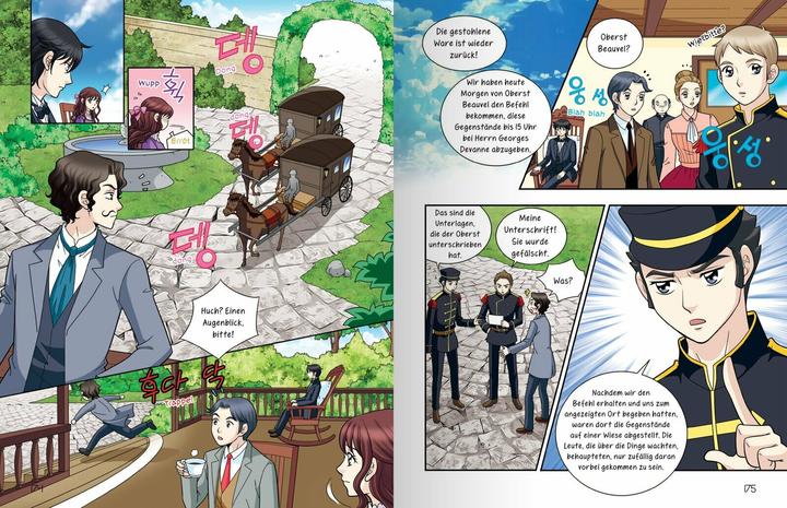 Actual product image MANHWA – Klassiker für Kids – Sherlock Holmes (komplett in Farbe) (German, Yi-Jeong Noh, 2024)