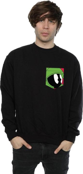 Immagine prodotto Looney Tunes Marvin The Martian Face Faux Pocket Felpa Uomo (S)