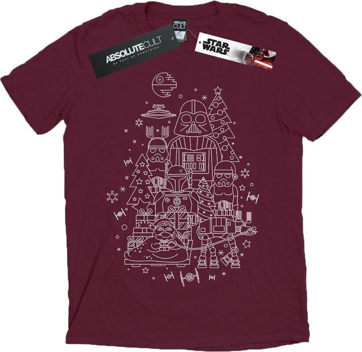 Immagine prodotto Star Wars Empire Christmas Maglietta Ampia Donna (XL)