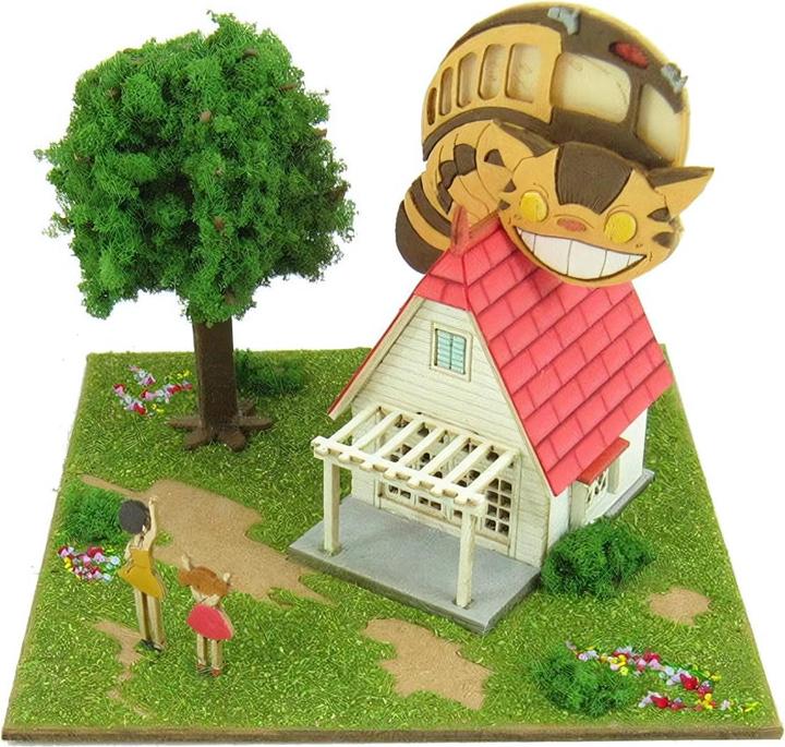 Actual product image Sankei Mein Nachbar Totoro - Das Haus und der Katzenbus - Paper Art Box