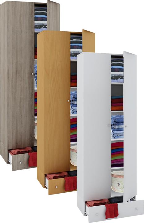 Image du produit VCM Holz Mehrzweckschrank Serie Vandol mit Drehtüren (70 x 40 cm)