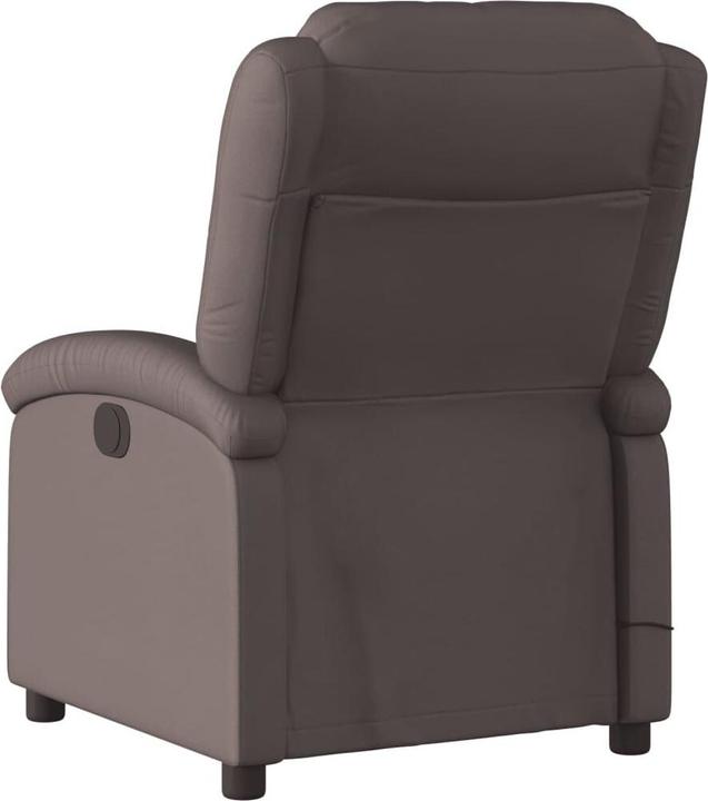 Immagine prodotto VidaXL Sedia da massaggio in vera pelle marrone scuro, colore