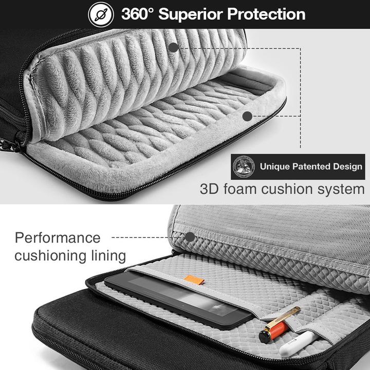 Actual product image tomtoc H13 (9.7-11") Tablet Sleeve (iPad Air 2014 (2. Gen), iPad Pro 11 2020 (2. Gen), iPad Pro 10.5 2017 (1. Gen), iPad Pro 10.5 2019 (2nd Gen), iPad Pro 11 2018 (1. Gen), iPad Air 2020 (4. Gen), iPad Air 2022 (5th Gen), iPad Air 2019 (3. Gen))