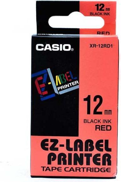 Actual product image Casio XR-12RD1 Self-adhesive labels (1.20 cm, Red)