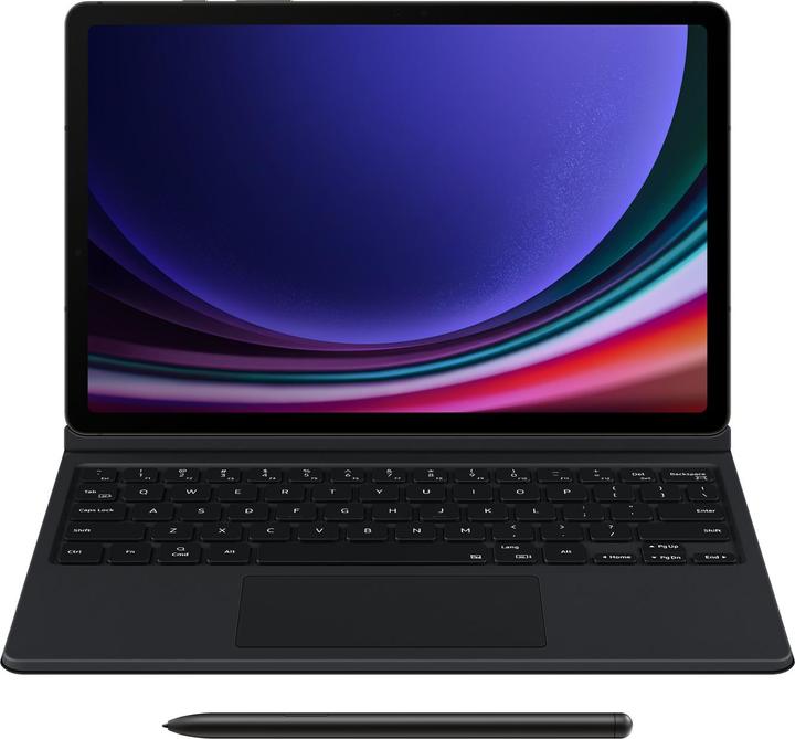 Image du produit Samsung Book Cover Keyboard pour Galaxy Tab S9, Noir (DE, Galaxy Tab S9, Galaxy Tab S9 FE)