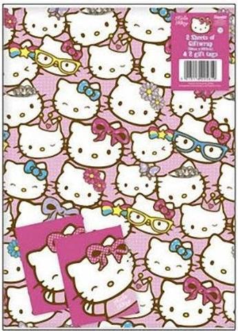 Image du produit Hello Kitty - Feuilles de papier cadeau (Papier cadeau, 2 x)