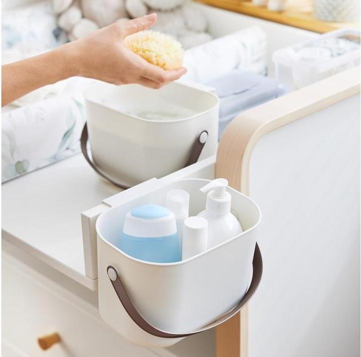 Actual product image Rotho Babydesign Wickeltisch-Organizer YUMA Mistletoe White