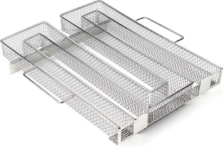 Image du produit Wiltec Générateur de fumée froide 22,5x22,5x5cm Serpentin Fumoir Fumaison Acier fin Accessoires BBQ Smoker