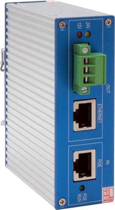 Actual product image Exsys Industrial PoE++ Gigabit Splitter 36W (PoE Splitter)