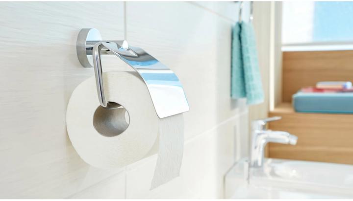 Produktbild tesa SMOOZ WC-Papierrollenhalter inkl. Klebelösung ohne Bohren