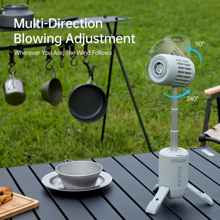 Immagine prodotto Jisulife Outdoor Fan Ultra1 (13500mAh) Grey