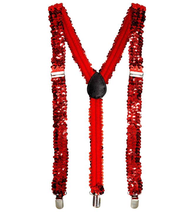 Image du produit Widmann Bretelles rouges à paillettes