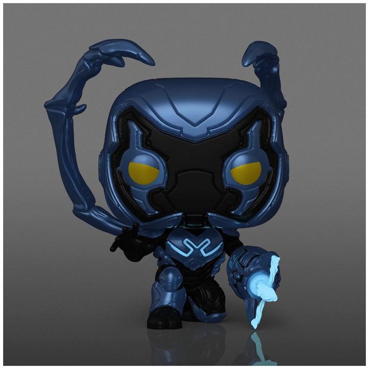 Actual product image Funko POP! Blue Beetle - Blue Beetle Exclusive Phosphorescente
