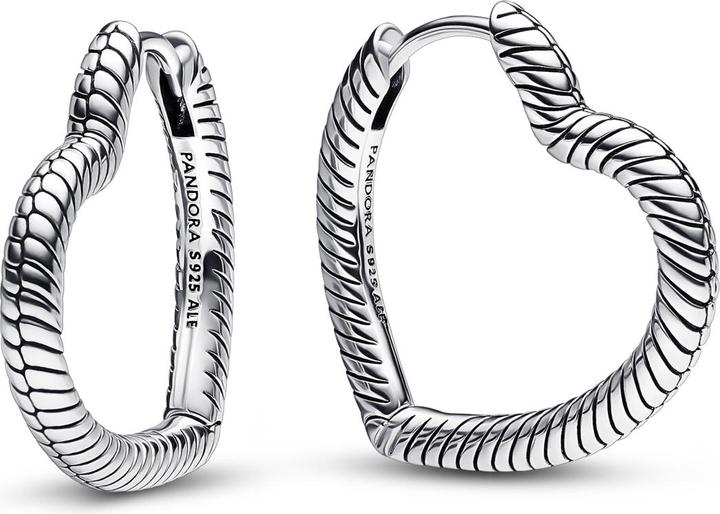 Pandora Creolen Moments Herz (Sterling Silber 925)
