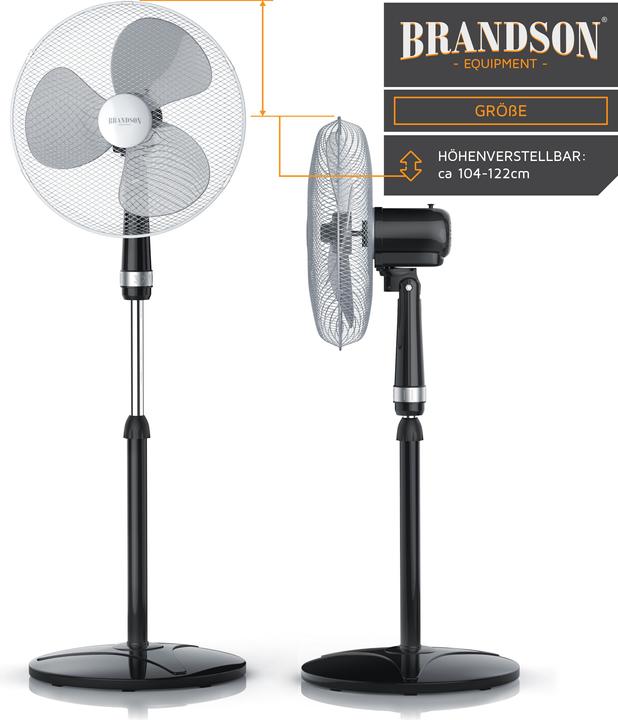 Image du produit Brandson Ventilateur sur pied (46 dB)