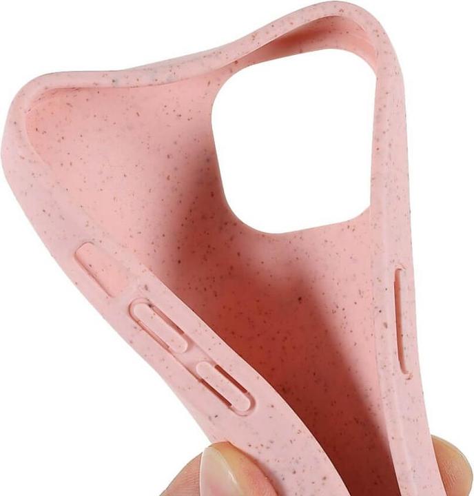 Actual product image Cover-Discount iPhone 15 Pro Max - Eco-Friendly Organic Sleeve pink (Apple iPhone 15 Pro Max)
