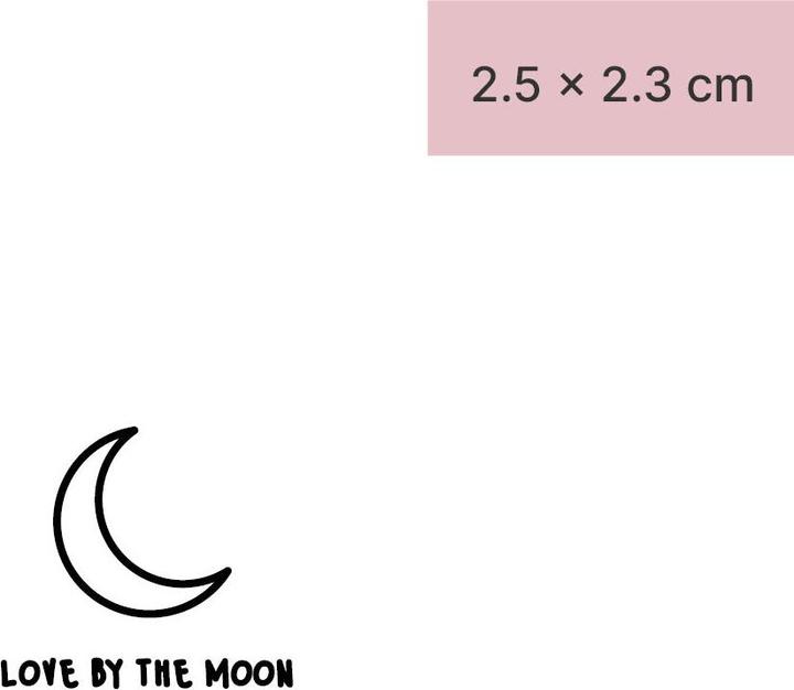 Produktbild minink Temporäres Tattoo – Love by the Moon
