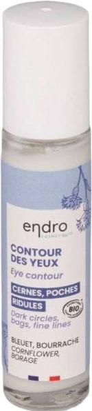 Image du produit Endro Cosmétiques Contour des yeux naturel anti-âge Glasfl 10 ml (Roll-on, 10 ml, Jour + nuit)