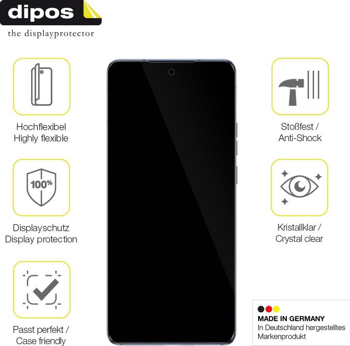 Actual product image Dipos 3D Full Cover Screen Protector (1 Piece, Motorola Edge 40)