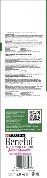 Produktbild Beneful Kleine Geniesser (Adult, 1 Stk., 2870 g)