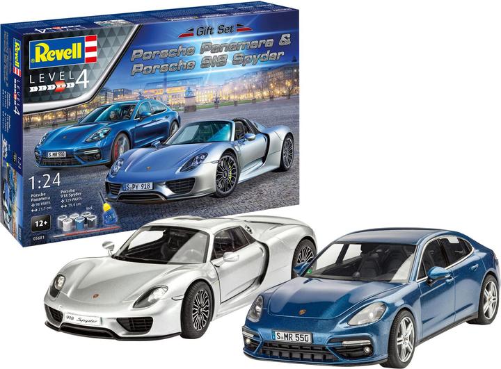 Produktbild Revell 05681 Porsche Set Automodell Bausatz 1:24